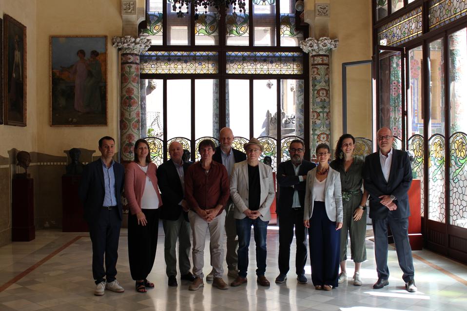 Foto de família presentació Simfònics al Palau