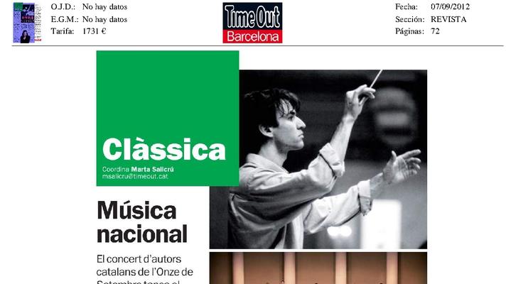 L'Orfeó Català participa al Concert de la Diada