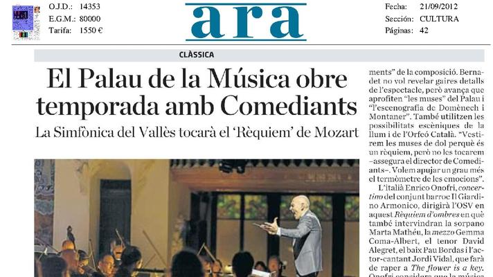 The Palau de la Musica opens season with Comediants